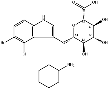 5-溴-4-氯-3-吲哚基-β-D-葡萄糖苷酸環己銨鹽